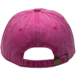 gorra vintage fucsia atras