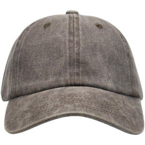 gorra vintage marron frente