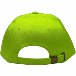 Gorra de Lona Amarillo Fluor - atras