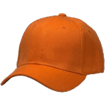 Gorra de Lona Naranja - costado