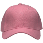 Gorra de Lona Rosada - frente