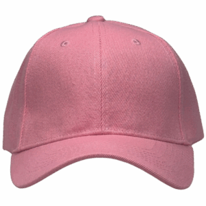 Gorra de Lona Rosada - frente