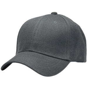 Gorra de Lona Plomo Rata -costado