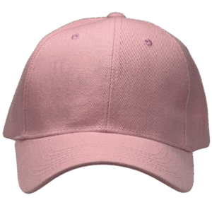 Gorra de Lona Rosado pastel- frente