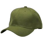 Gorra de Lona verde militar - costado