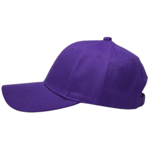 Gorra de lona morada unisex - largo