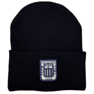Gorro de lana negro personalizado