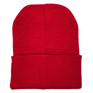 beanies gorra de lana rojo atras The Krown