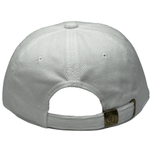 gorra corduroy blanco - atras