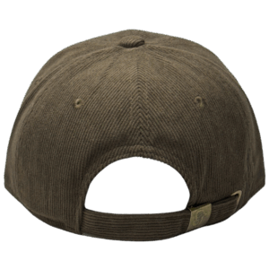 gorra corduroy marron - atras