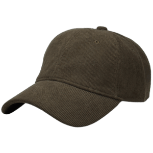 gorra corduroy marron - costado