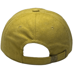gorra corduroy mostaza - atras