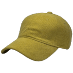 gorra corduroy mostaza - costado