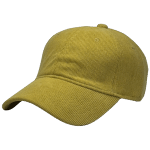 gorra corduroy mostaza - costado