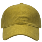 gorra corduroy mostaza - frente