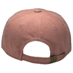 gorra corduroy rosada - atras