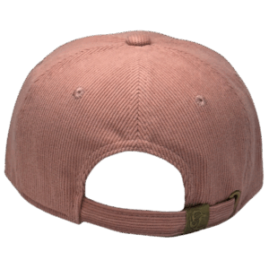 gorra corduroy rosada - atras