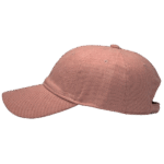 gorra corduroy rosada - largo