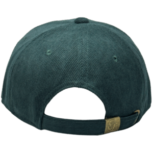 gorra corduroy verde botella - atras
