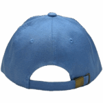 gorra de lona celeste - atras