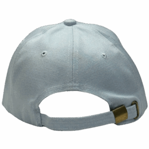 gorra de lona celeste bebe - atras