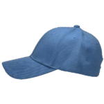 gorra de lona celeste - largo