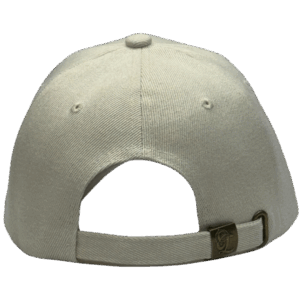 gorra de lona hueso - atras