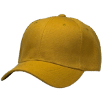 gorra de lona mostaza - costado The Krown