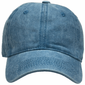 gorra vintage azul lago - frente