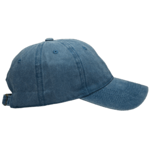 gorra vintage azul lago - largo