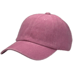 gorra vintage rosada - costado
