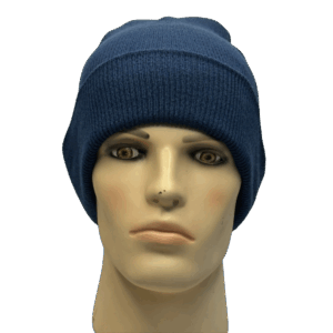 beanies gorra de lana acero modelo frente