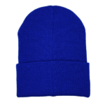 beanies gorra de lana azulino atras