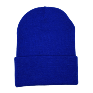 beanies gorra de lana azulino frente