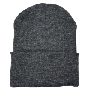 beanies gorra de lana plomo rata frente