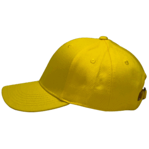 gorra drill color amarillo - largo