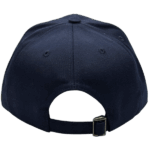 gorra drill color azul marino - atras