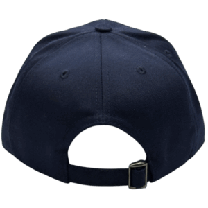 gorra drill color azul marino - atras