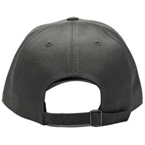 gorra drill color plomo rata - atras