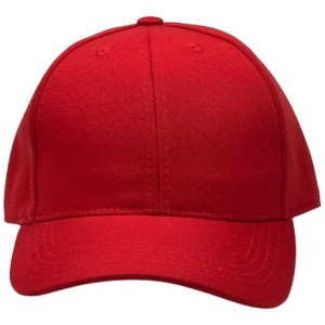 gorra drill color rojo - frente