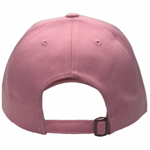 gorra drill color rosado - atras