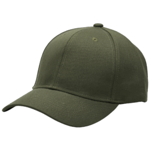 gorra drill color verde militar - costado
