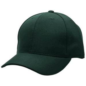 gorra drill color verde petroleo - costado