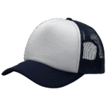 gorra trucker azul marino - costado