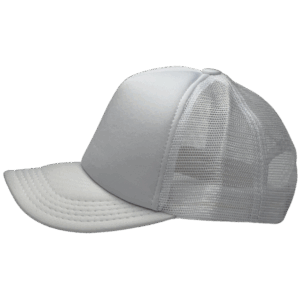 gorra trucker blanco entero - largo