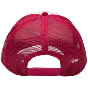 gorra trucker fucsia - atras