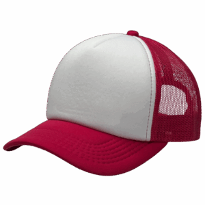 gorra trucker fucsia - costado