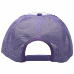 gorra trucker lila - atras