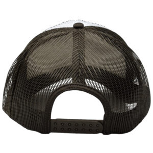 gorra trucker marrón - atras