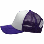 gorra trucker morado - largo